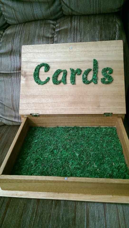 For those of you who have done a DIY card box..