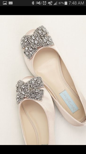 Outside wedding...flats....any other options?
