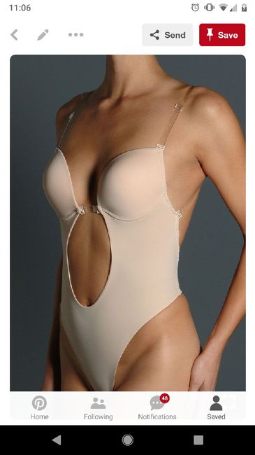 What are you wearing under your wedding dress? - 1