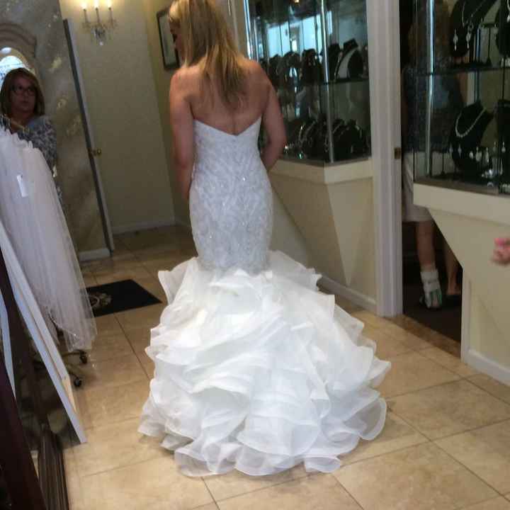 I went over budget on my dress