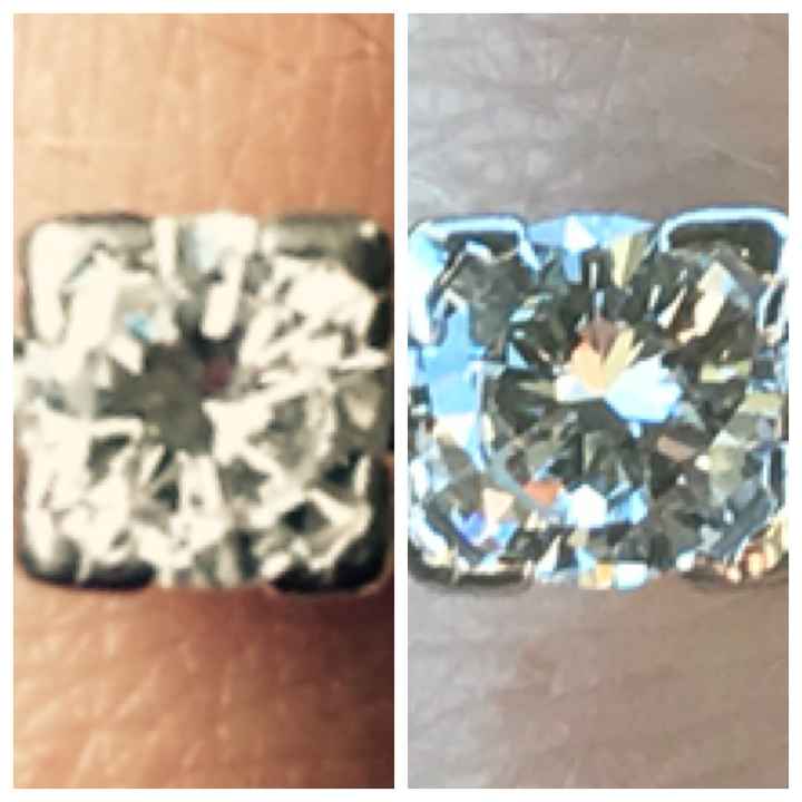 Diamond loose after engagement ring re sized Weddings Wedding