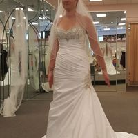 I said yes to the dress!!!!