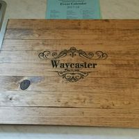 We got our guest book board!!