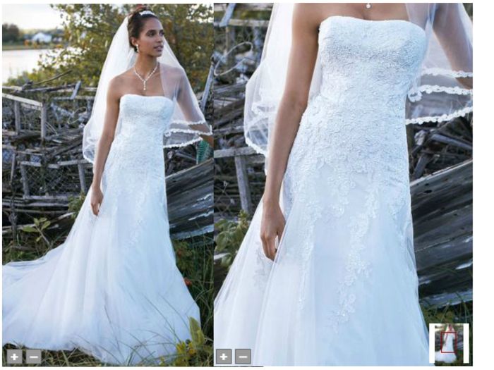 Wedding dress drama