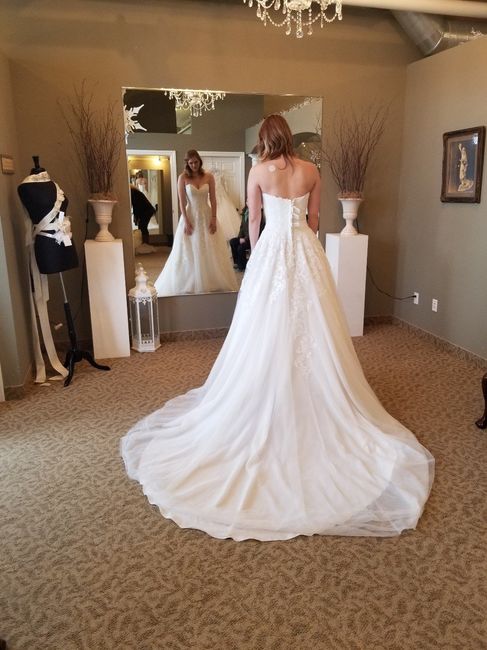 This one was a no but I did love it, it just wasn't THE dress