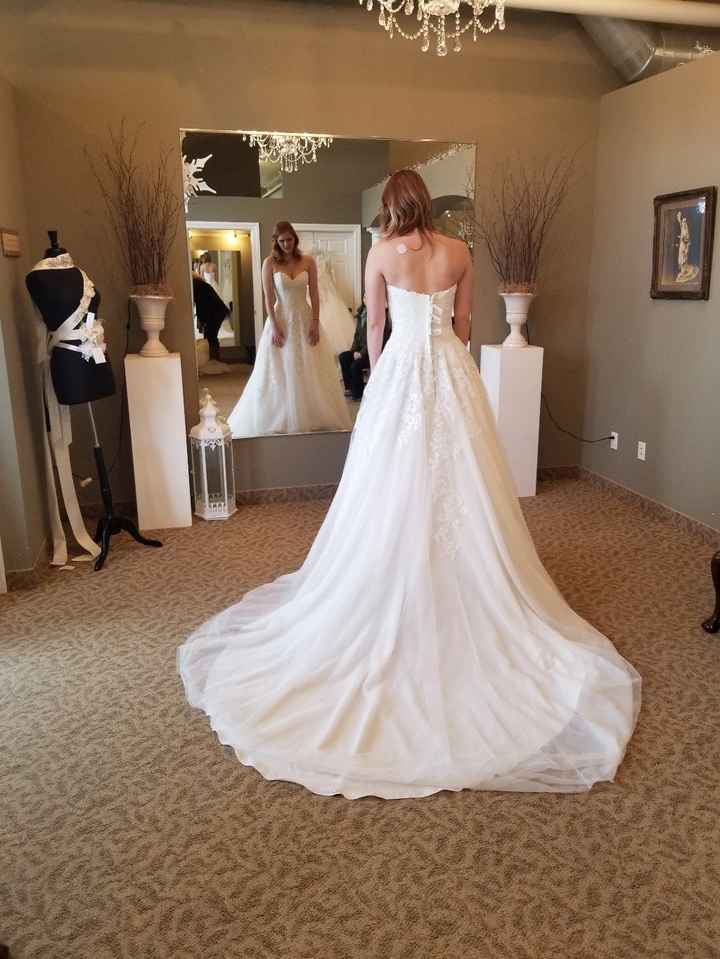 This one was a no but I did love it, it just wasn't THE dress