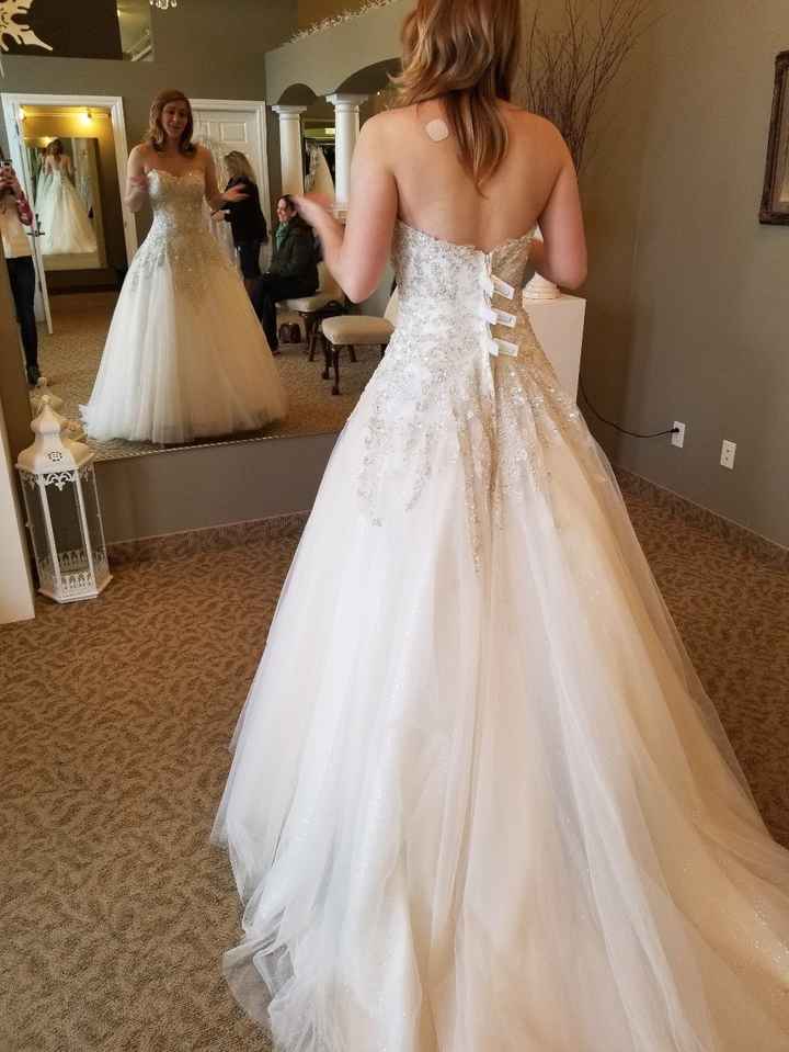 Still a no but gorgeous dress