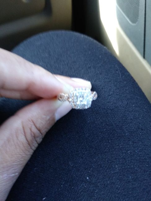 Who has a rose gold ring? - 3