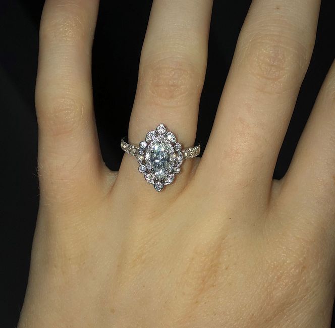 So in love with my ring! Engaged on July 3, 2019 and I can't wait to spend the rest of my life with 