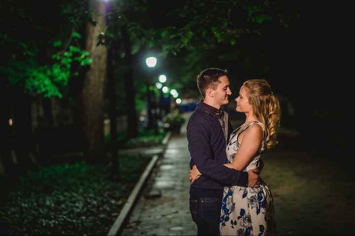 What season did you take engagement pics?