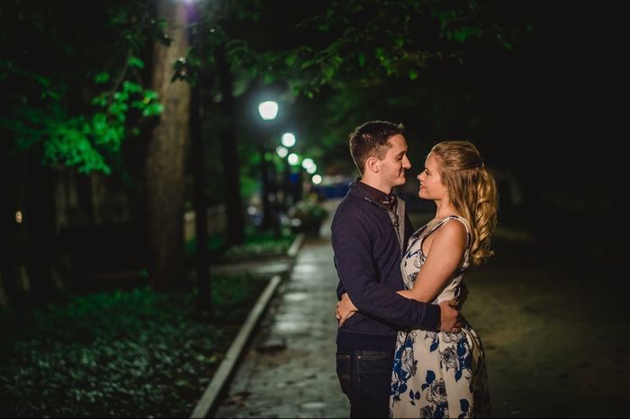What season did you take engagement pics?