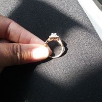 Who has a rose gold ring? - 2