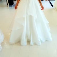 Adding glitter tulle to my wedding dress - 1