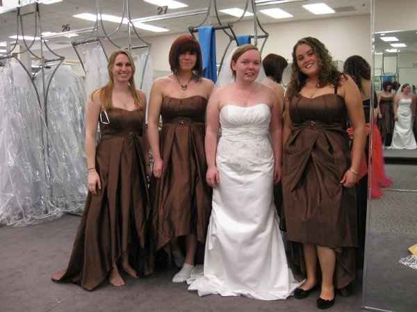 Cocoa Brown Bridesmaids Dresses