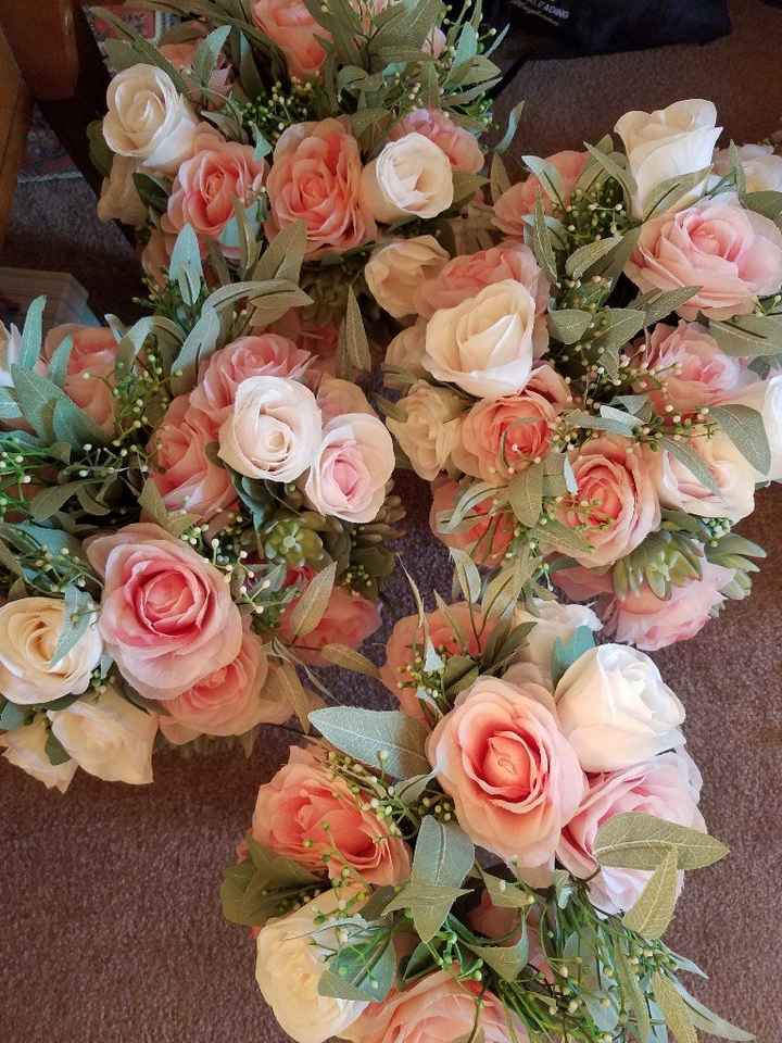 all of the bouquets!