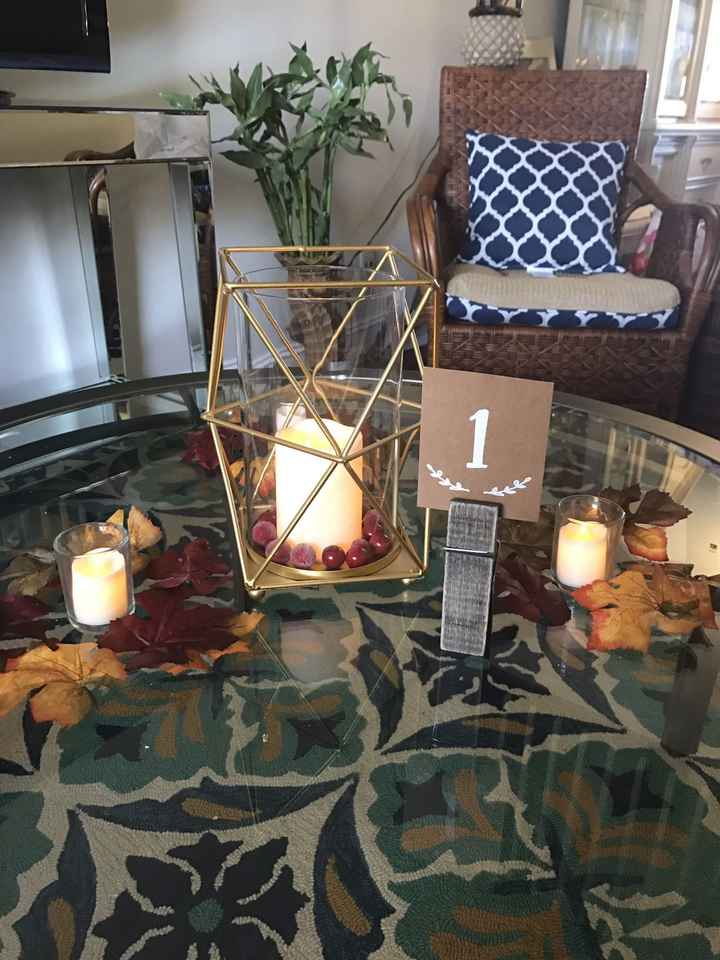 Finally finished my DIY centerpieces!