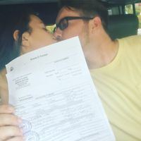Got our marriage license!!!