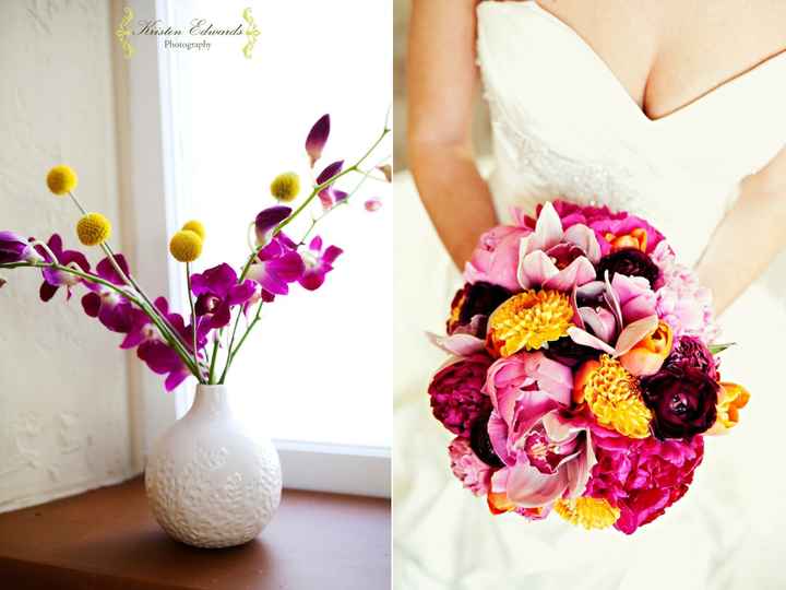 What are some DIY wedding projects you took on? How long did it take to complete?