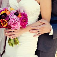 What are some DIY wedding projects you took on? How long did it take to complete?