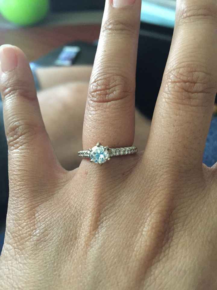 SPINOFF: Whether you like your engagement ring or not, let's see them!