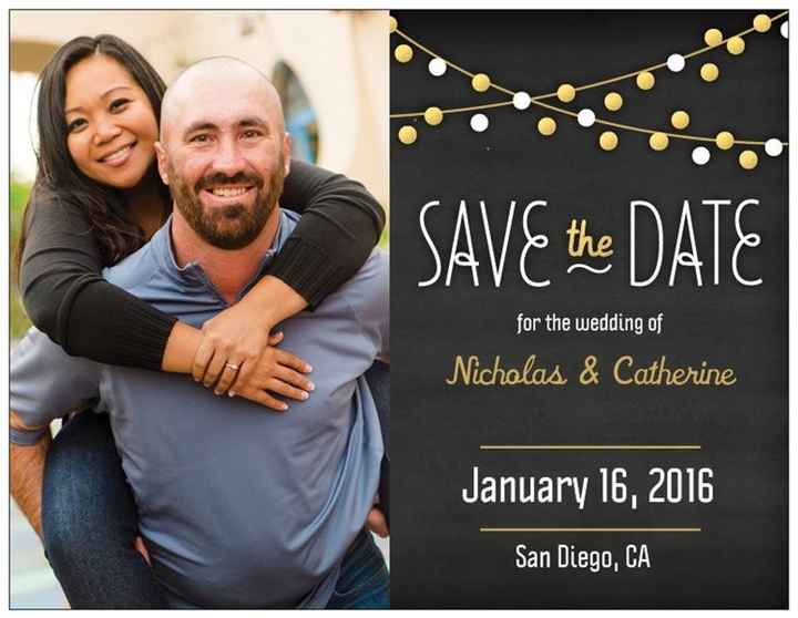 VistaPrint - Postcard Save The Dates