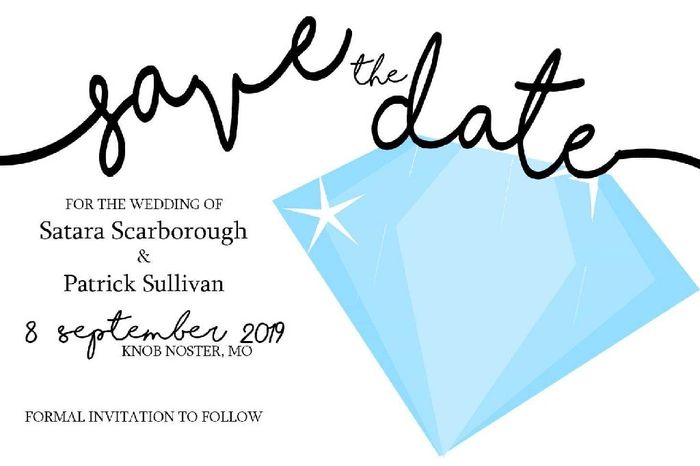 Save the dates - picture or no picture? 12