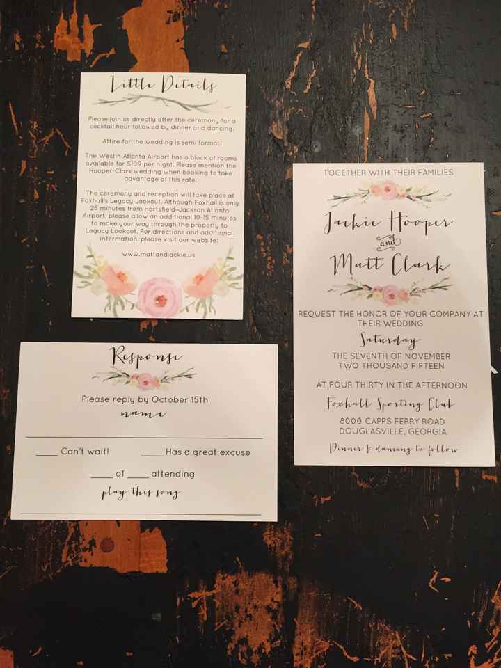 Wedding Invitations? LET'S SEE YOURS!!!