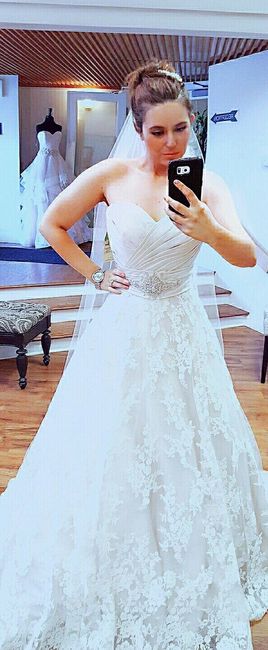 I said yes to the dress....Alfred Angelo victim. Dress is from Jon Bridal by Suzanne in Whitehall Pa