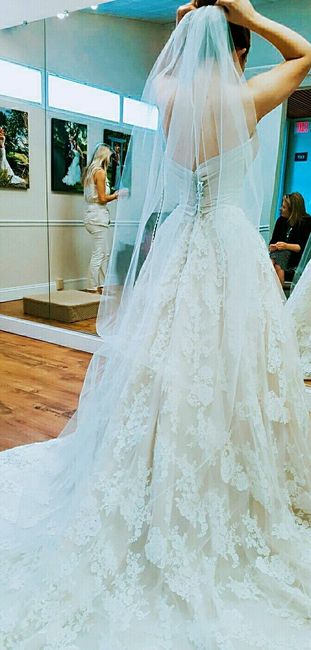 I said yes to the dress....Alfred Angelo victim. Dress is from Jon Bridal by Suzanne in Whitehall Pa