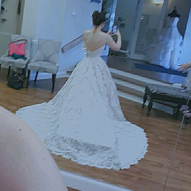 I said yes to the dress....Alfred Angelo victim. Dress is from Jon Bridal by Suzanne in Whitehall Pa