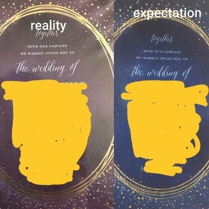 Shutterfly Can't Print My Invitations in the Right Color! - 1