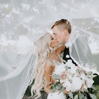 Honestly please! Long detailed train with long or short veil?! - 2