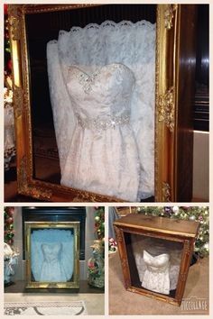 Wedding Dress Shadow Box