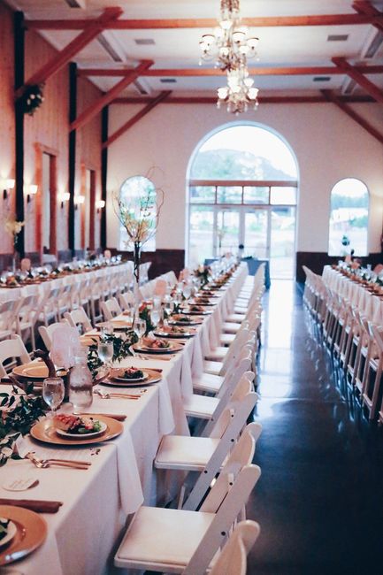 Long barn tables- Escort Cards/ Seating Chart?! 6