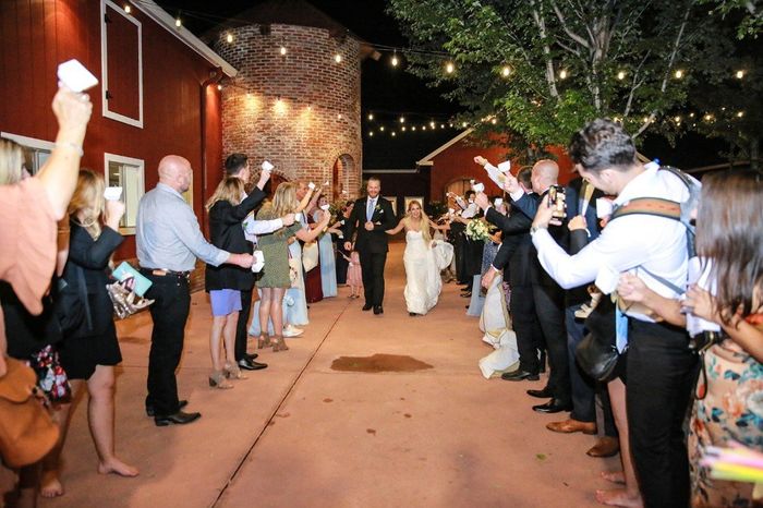 Alternative for Sparklers for Wedding Send Off 1