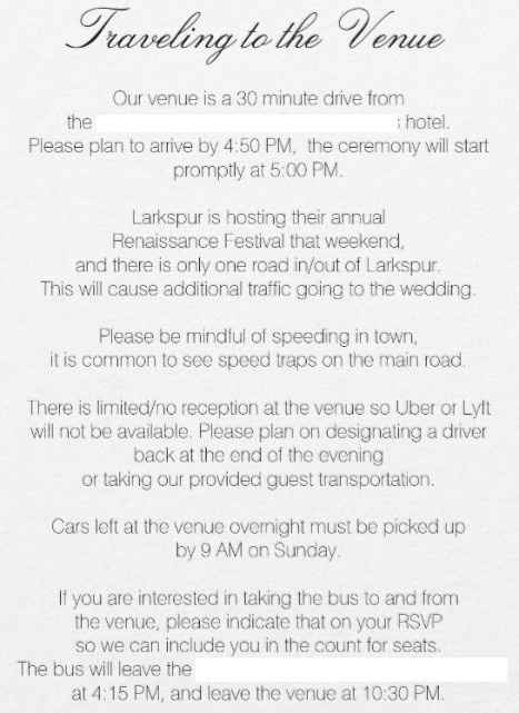 Information card