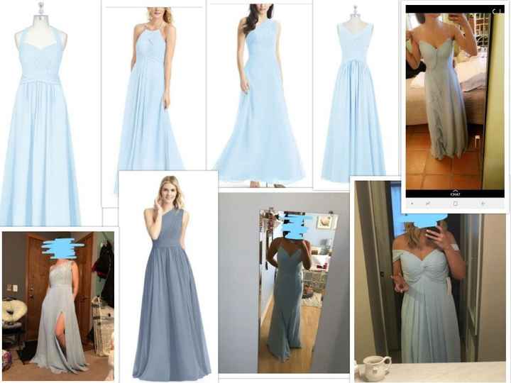 All 9 dresses! Some sent me pictures of them in them, some haven't. 