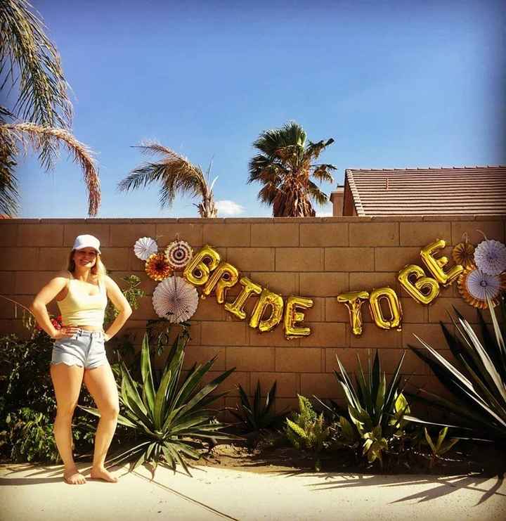 Right after we arrived in Palm Springs!