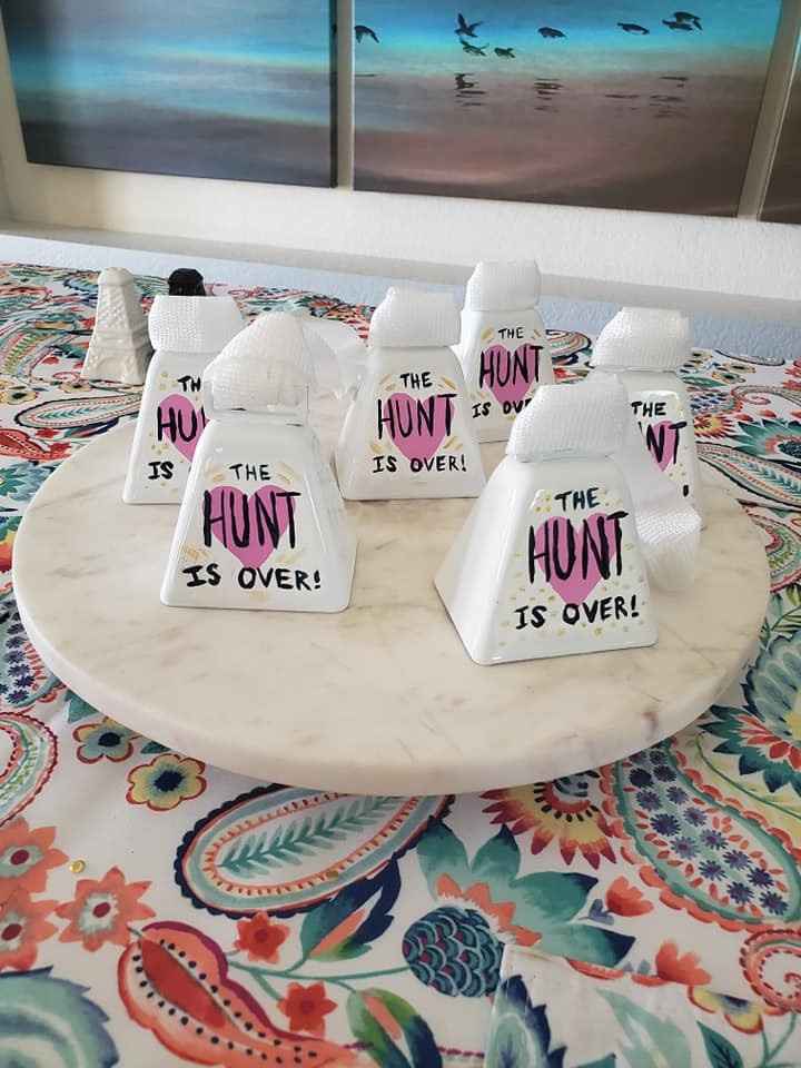 Adorable favors my MOH painted!
