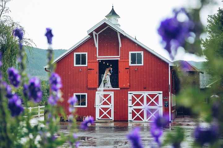 The rain worked in our favor for pictures!