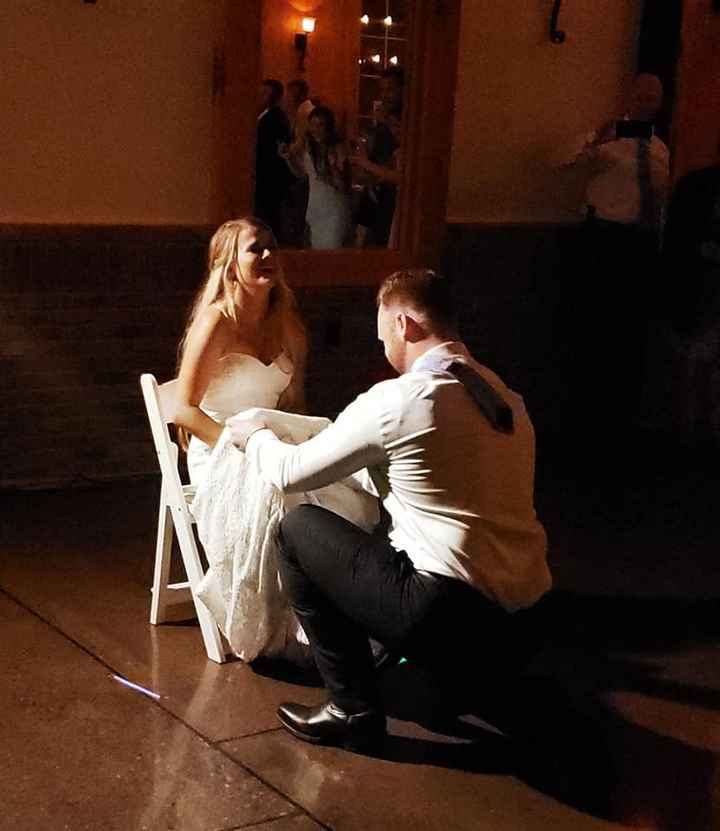 My hilarious husband, he had plenty of fun dancing all night!