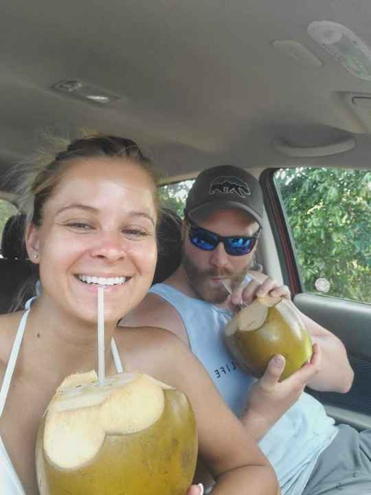 Got fresh coconuts, of course!
