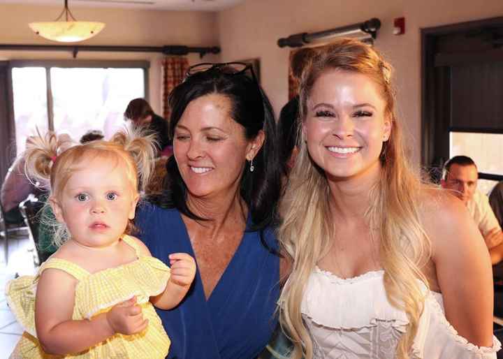 bride & MOB & my stepfather's great niece!