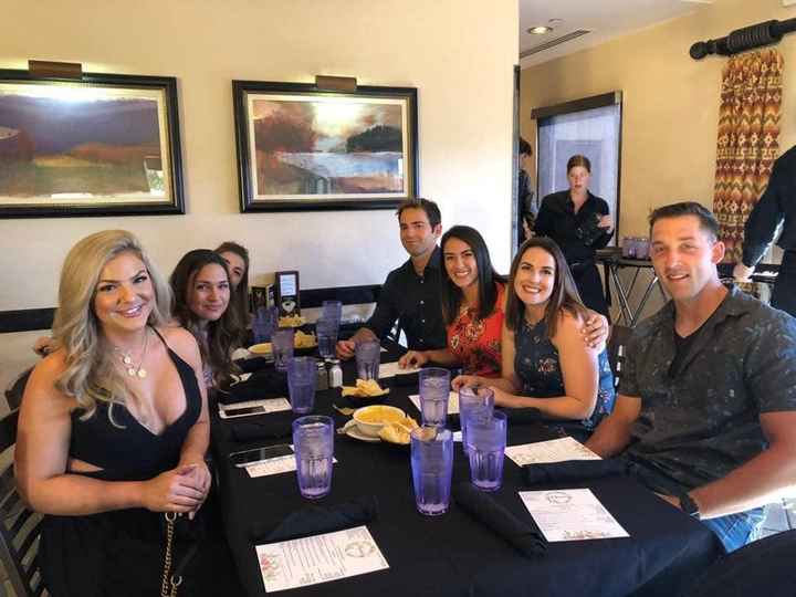 One of our rehearsal dinner tables