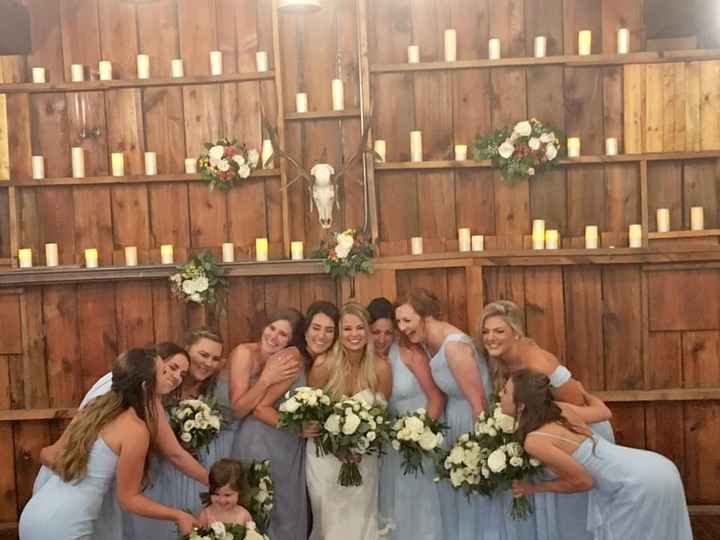 We are waiting on our pro pictures so this is the only one I have so far of all of us!