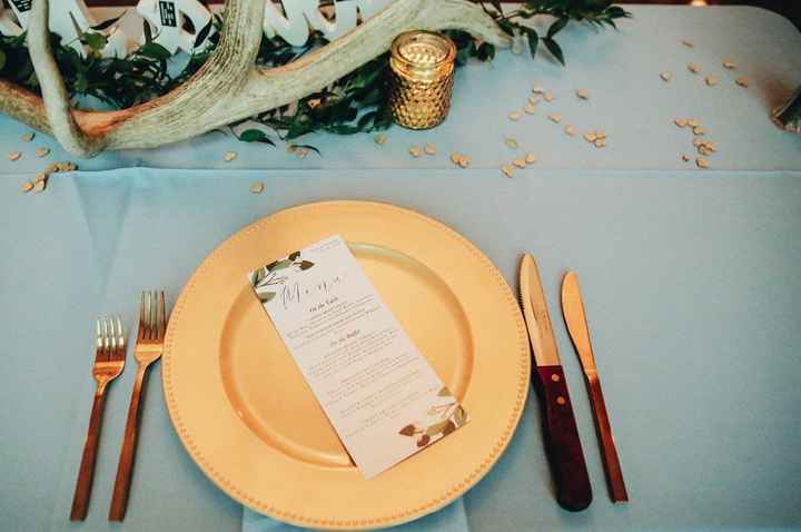 Our sweetheart table.