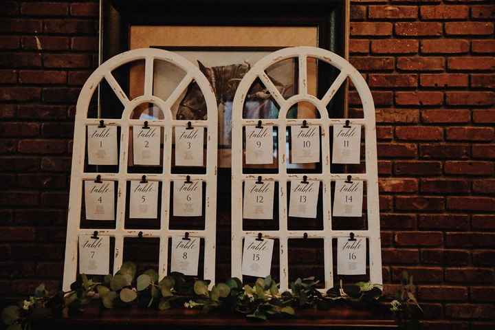 Seating chart.