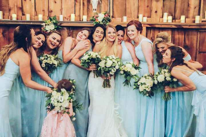 Cute bridesmaids picture!