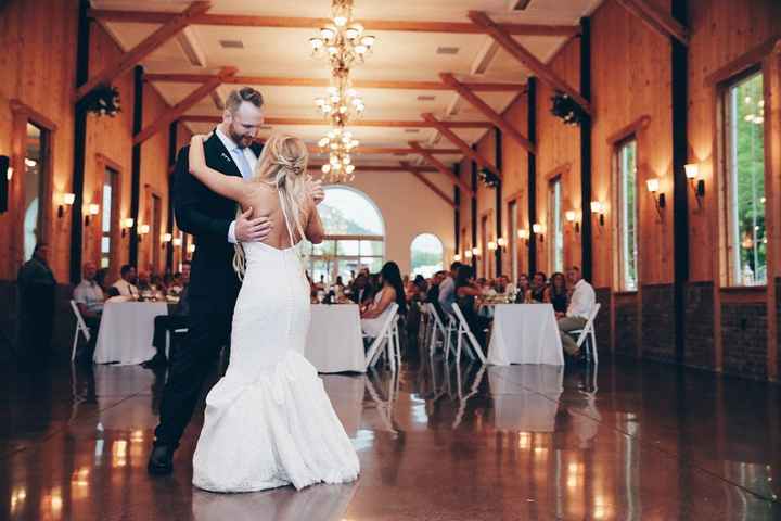 Our choreographed first dance.