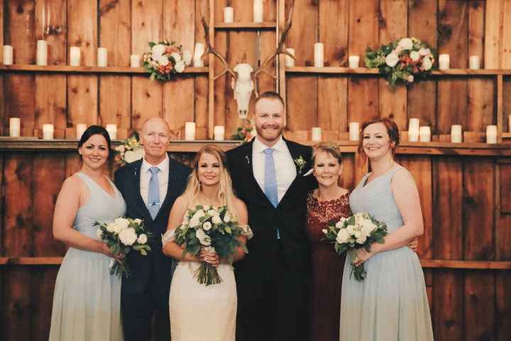 My husband's sisters & mom & dad.
